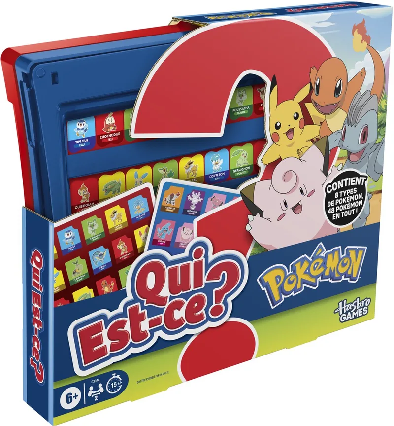 Wie is het? Pokémon - Franstalig från Hasbro Gaming – kartong