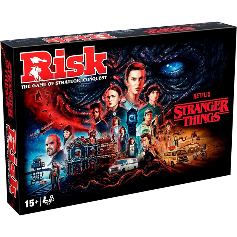 Winning Moves Risk - Bordspel - Stranger Things - Engels fra Hasbro Gaming – æske