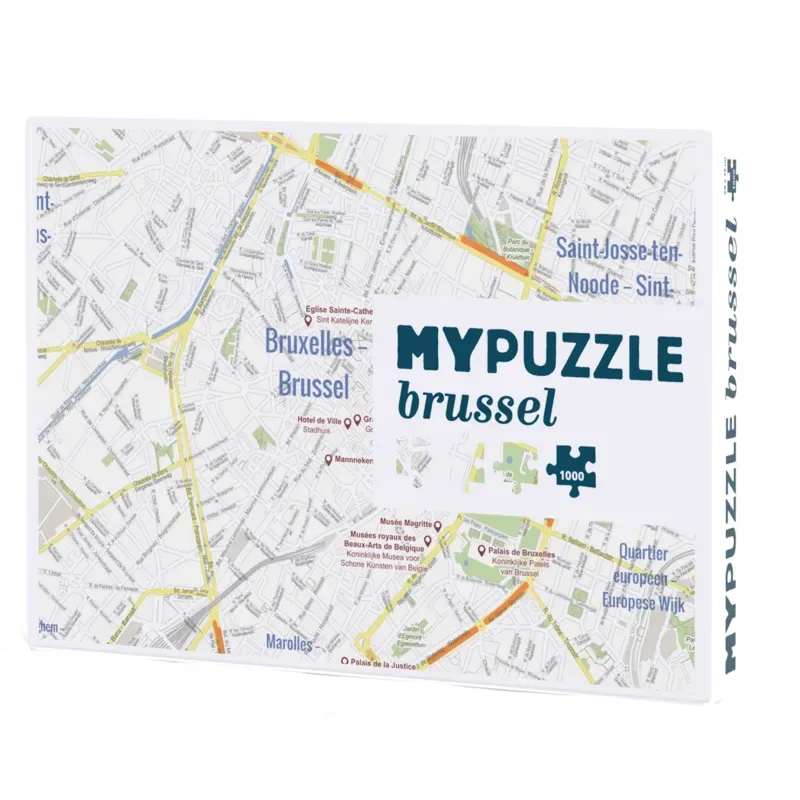 Puzzle MYPUZZLE BRUXELLES - 1000 pièces van Helvetiq – doos