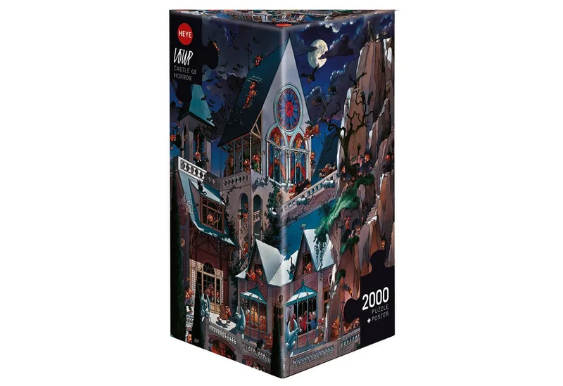 Castle of Horror, 2000 Puzzleteile van Heye, editie Meerkleurig – doos