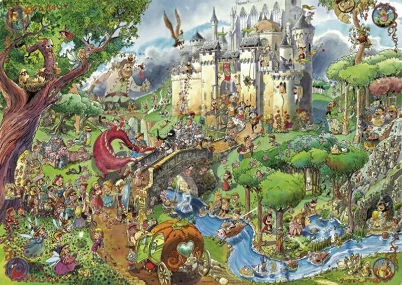Fairy Tales, Prades - Legpuzzel - 1500 Stukjes von Heye, Ausgabe Mehrfarbig – Schachtel