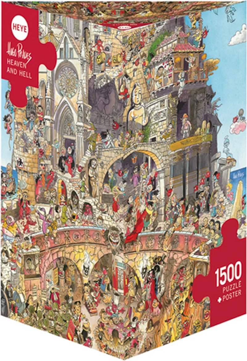 Heaven & Hell, Prades - Legpuzzel - 1500 Stukjes from Heye, Multicolour edition – box
