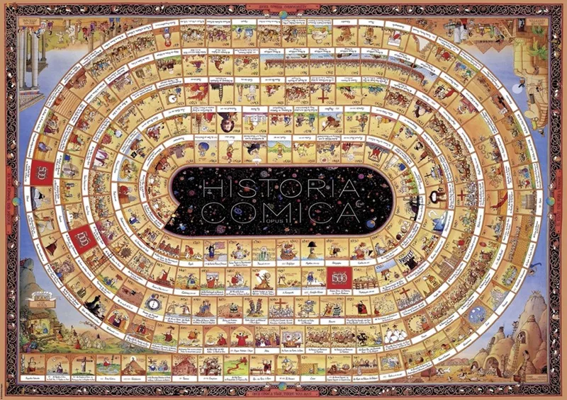 Historia Comica Opus 1, Degano - Legpuzzel - 4000 Stukjes from Heye, Multicolour edition – box