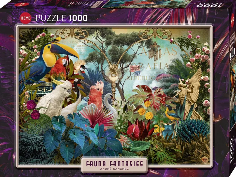legpuzzel Birdiversity 1000 stukjes kleurrijk puzzelplezier. de Heye, édition Multicolore – boîte