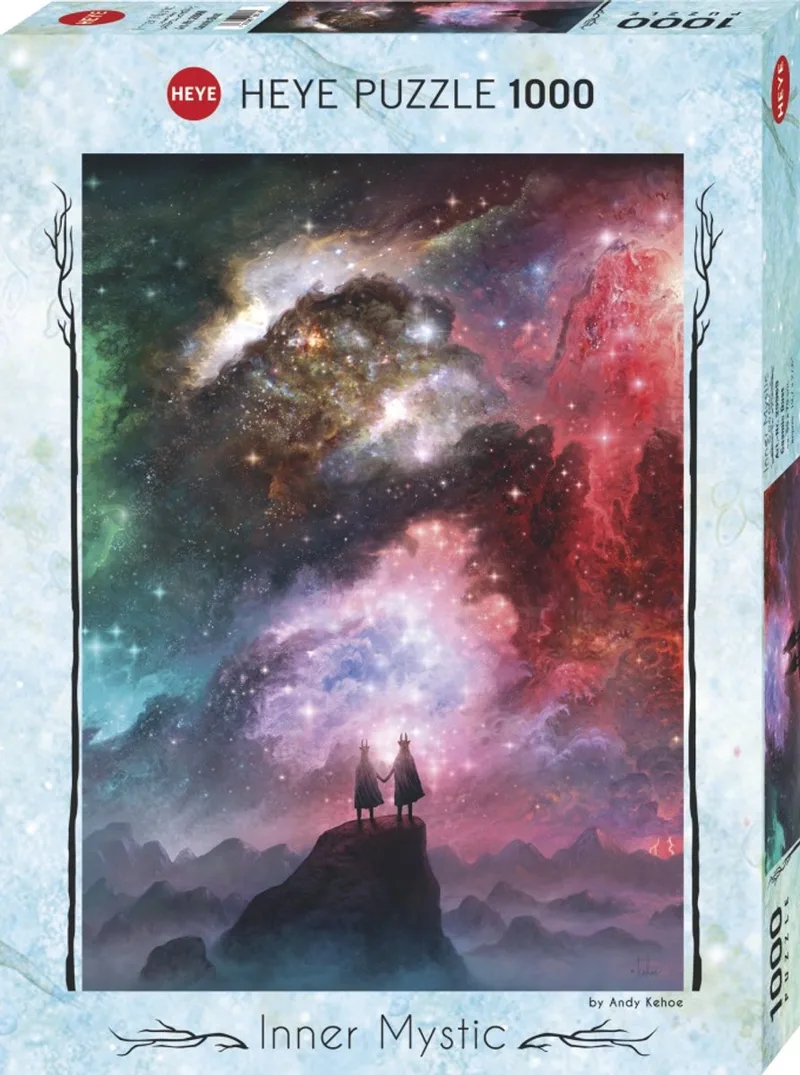 legpuzzel Cosmic Dust 1000 stukjes - ruimte puzzel. van Heye, editie Meerkleurig – doos