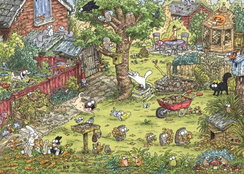legpuzzel Garden Adventures 1000 stukjes multicolor puzzel. van Heye, editie Meerkleurig – doos