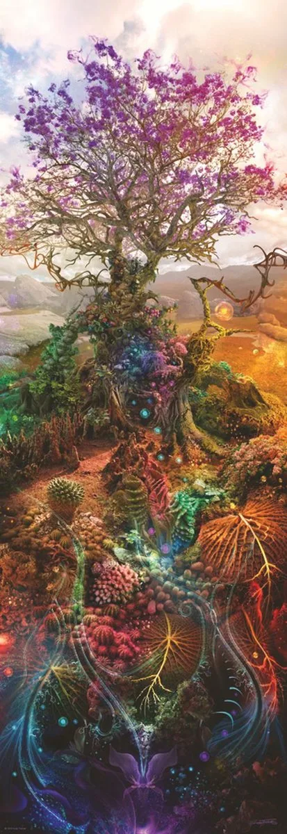 legpuzzel Magnesium Tree 1000 stukjes fantasie puzzel. van Heye, editie Meerkleurig – doos
