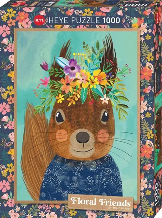 legpuzzel Sweet Squirrel 1000 stukjes dieren puzzel. from Heye, Multicolour edition – box 1 of 2