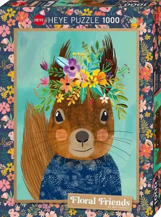 legpuzzel Sweet Squirrel 1000 stukjes dieren puzzel. from Heye, Multicolour edition – box 2 of 2