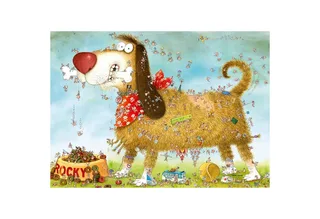 puzzel 1000 stukjes At the Dog - Legpuzzel voor volwassenen. von Heye, Ausgabe Mehrfarbig – Schachtel 2 von 2