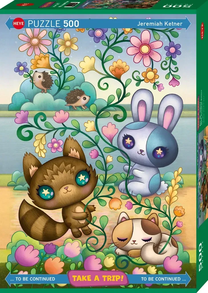 puzzel 500 stukjes kunst Take a Trip Jeremiah Ketner. from Heye, Multicolour edition – box 2 of 2