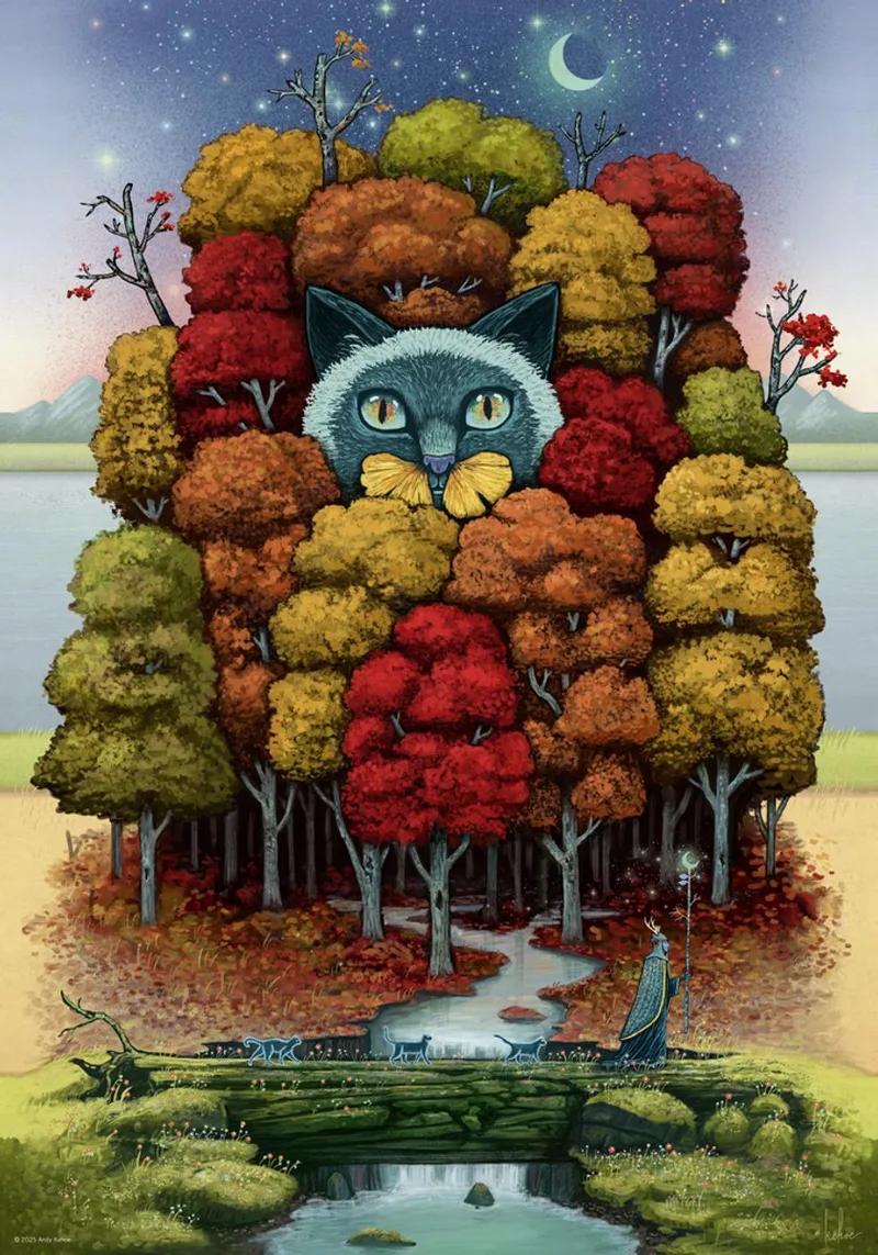 puzzel Andy Kehoe 500 stukjes - Take a Trip puzzel. van Heye, editie Meerkleurig – doos