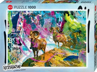 Puzzel Big Horns 1000 Heye Nieuw. van Heye, editie Meerkleurig – doos 2 van 2