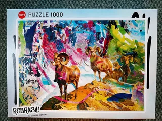 Puzzel Big Horns 1000 Heye Nieuw. van Heye, editie Meerkleurig – doos 1 van 2