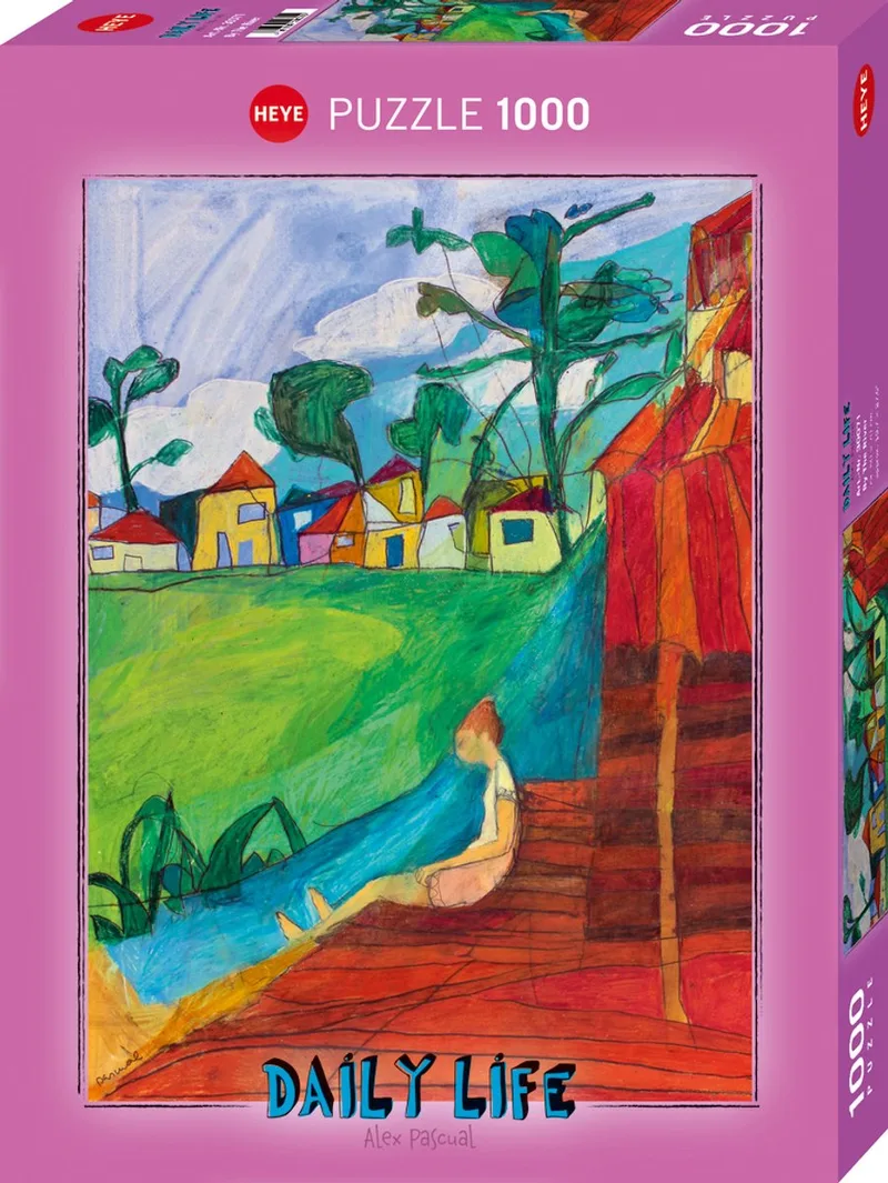 puzzel By the River 1000 stukjes legpuzzel Daily Life. van Heye, editie Meerkleurig – doos