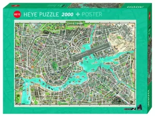 Puzzel City of Pop, 2000. von Heye, Ausgabe Mehrfarbig – Schachtel 2 von 2