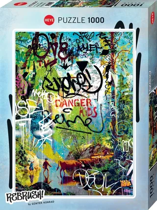 Puzzel Danger Kids 1000 Heye Nieuw. från Heye, utgåva Flerfärgad – kartong 2 av 2
