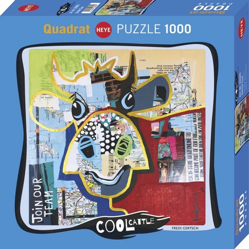 Puzzel Dotted Cow 1000st.. van Heye, editie Meerkleurig – doos