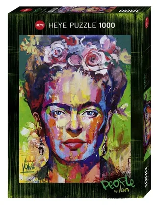 puzzel Frida 1000 stukjes - kunst legpuzzel volwassenen. från Heye, utgåva Flerfärgad – kartong 2 av 2
