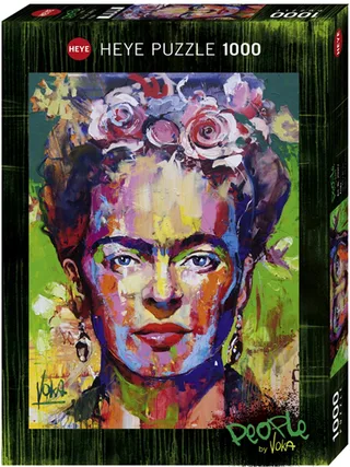 puzzel Frida 1000 stukjes - kunst legpuzzel volwassenen. från Heye, utgåva Flerfärgad – kartong 1 av 2