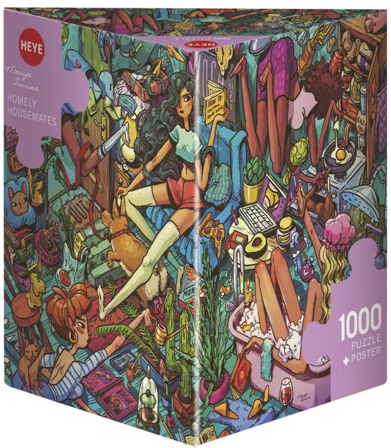 Puzzel Homely Housem. 1000 3hkg.. van Heye, editie Meerkleurig – doos