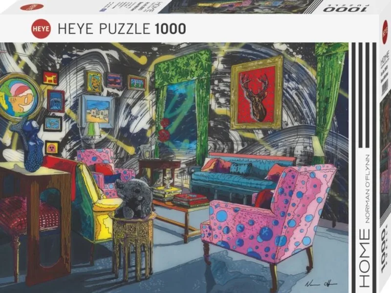 Puzzel Kamer met Hert1000. van Heye, editie Meerkleurig – doos