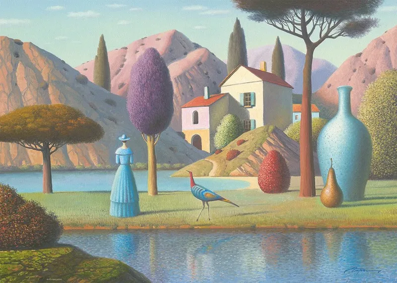 Puzzel Lady in Blue 1000 Heye Nieuw. van Heye, editie Meerkleurig – doos