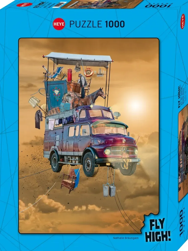 puzzel Mobile Home 1000 stukjes legpuzzel Fly High. van Heye, editie Meerkleurig – doos 2 van 2