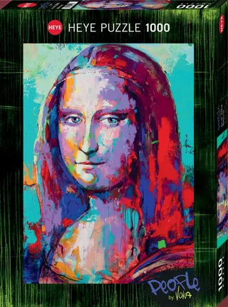 Puzzel Mona Lisa, People 1000. from Heye, Multicolour edition – box 2 of 2