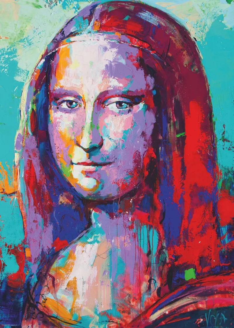 Puzzel Mona Lisa, People 1000. van Heye, editie Meerkleurig – doos