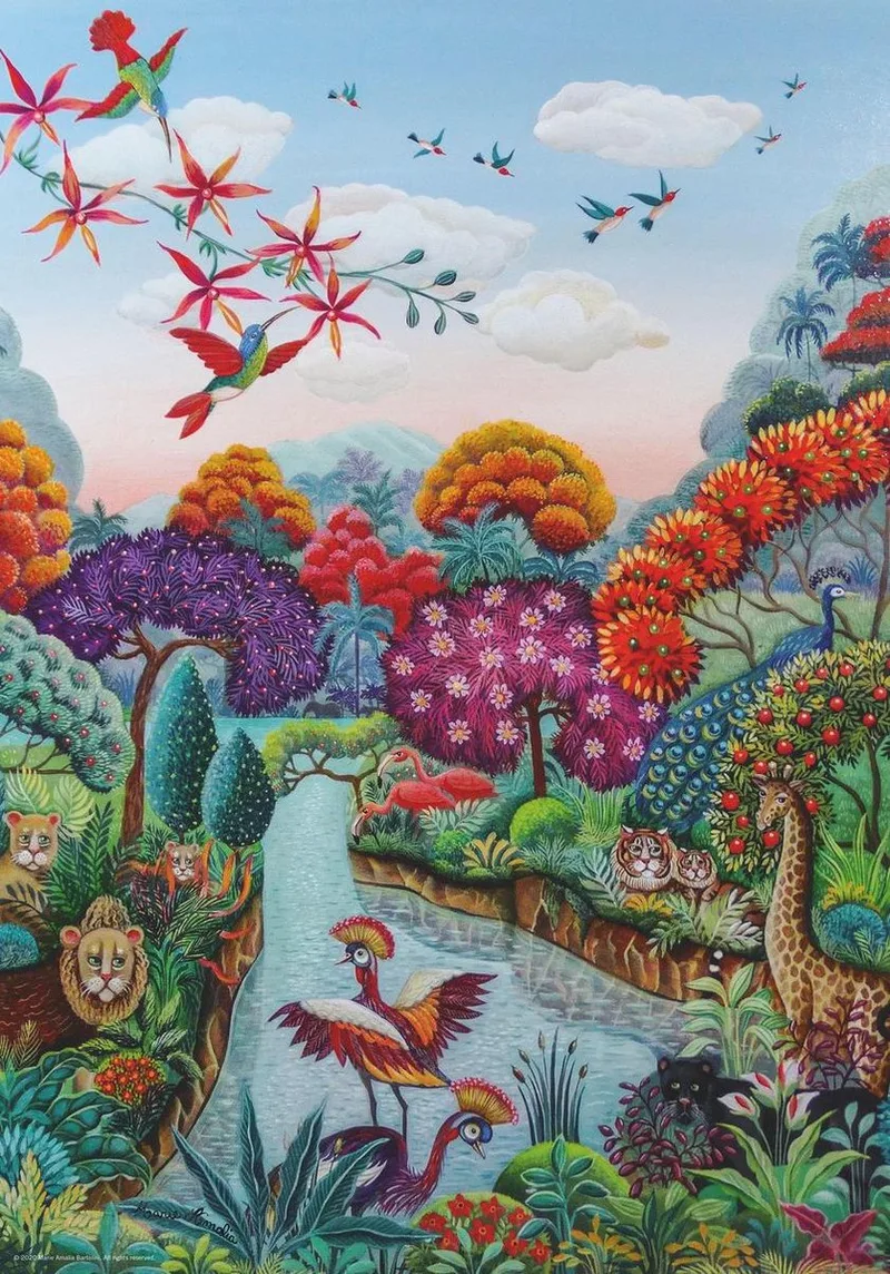 Puzzel Plant Paradise 500. de Heye, édition Multicolore – boîte
