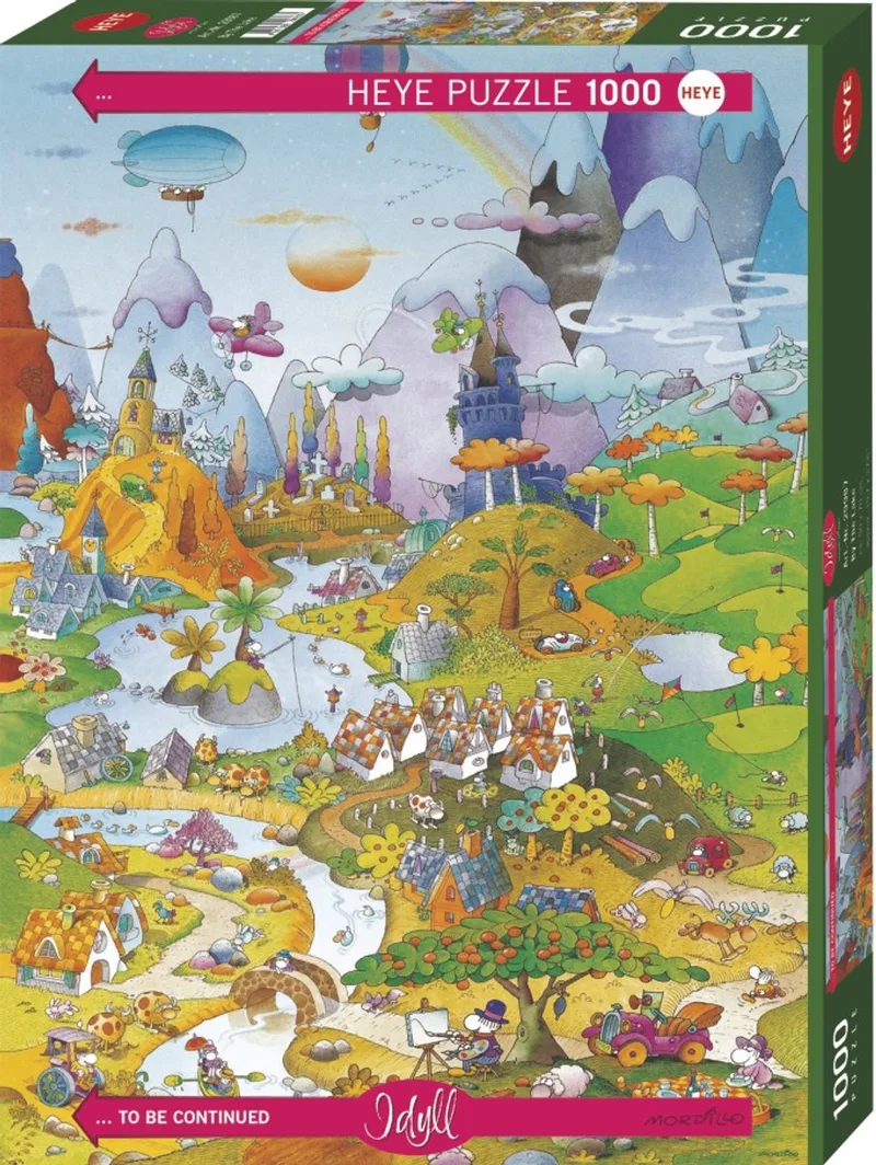 Puzzel Puz. Aan het meer. de Heye, édition Multicolore – boîte