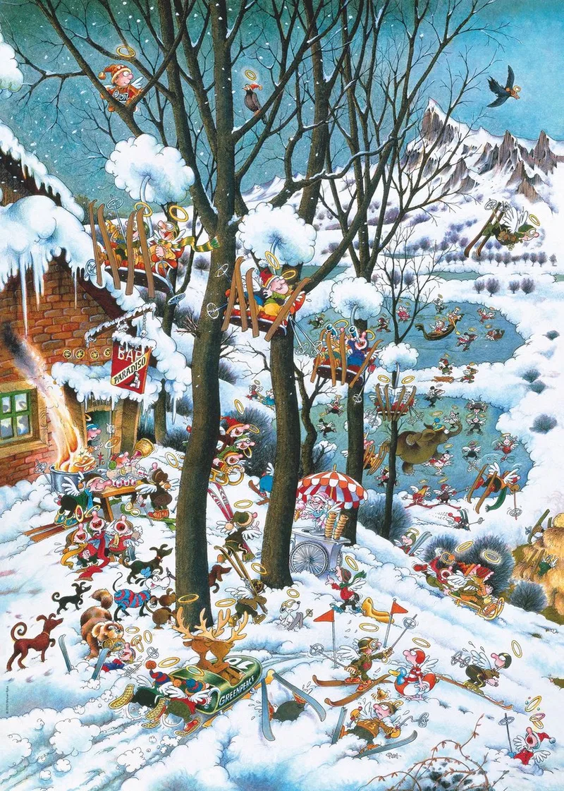 Puzzel Puz.Paradise i.Winter1000. van Heye, editie Meerkleurig – doos