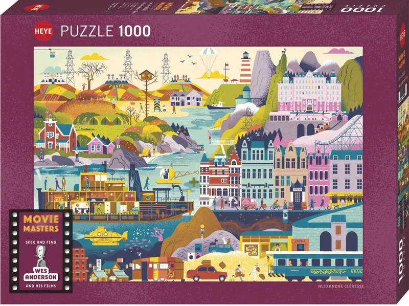 Puzzel Puzz.Anderson Films 1000. van Heye, editie Meerkleurig – doos