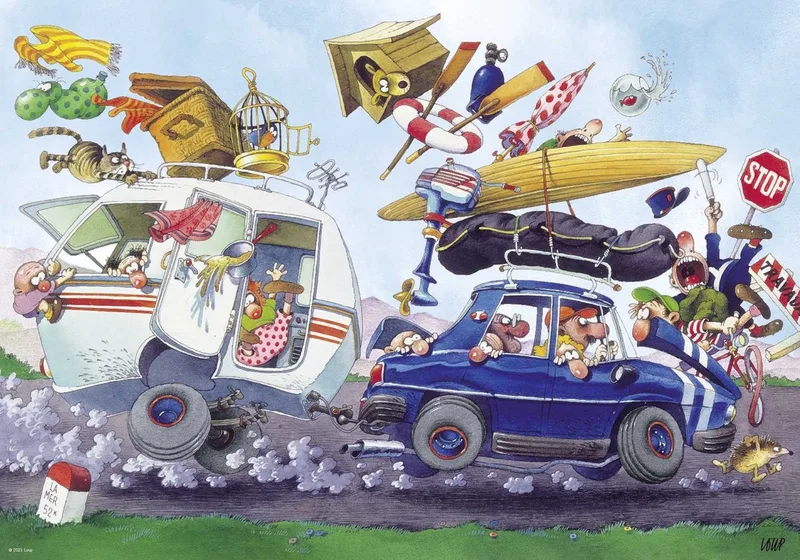 Puzzel Puzz.Off On Holiday! Loup 500. van Heye, editie Meerkleurig – doos
