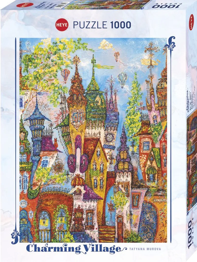 puzzel Red Arches 1000 stukjes - legpuzzel cartoon. de Heye, édition Rouge – boîte
