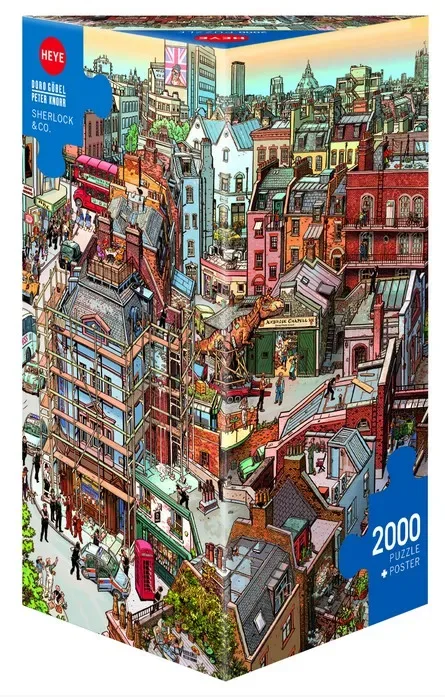 puzzel Sherlock legpuzzel 2000 stukjes kunst volwassenen. from Heye, Multicolour edition – box 2 of 2