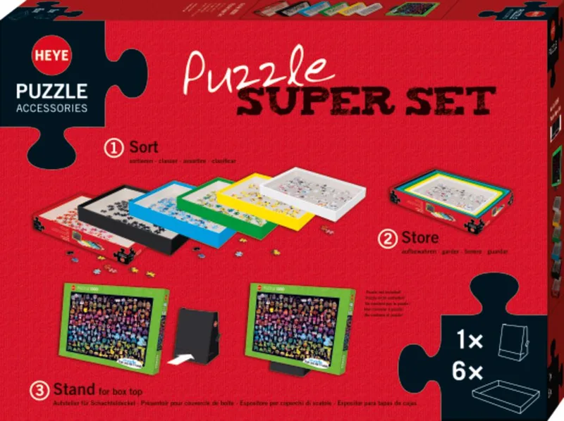 Puzzel Sorteerder SuperSet 6 box from Heye – box