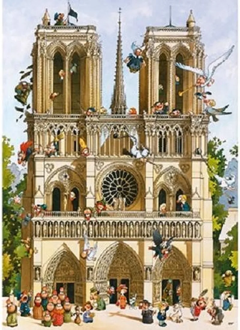 Puzzel Vive Notre Dame !1000 Heye 29905 van Heye, editie Meerkleurig – doos