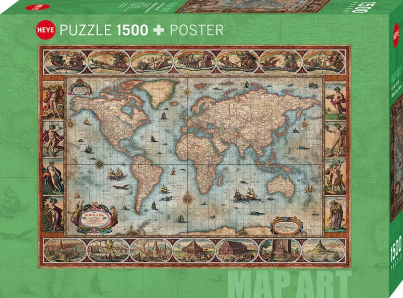 Puzzel Willem Beau - 1500 Stukjes de Heye, édition Multicolore – boîte