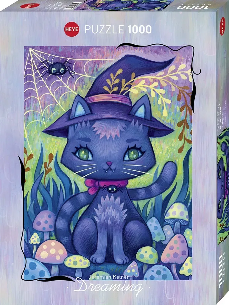Puzzle Chat Sorcière - 1000 pièces van Heye – doos 2 van 2