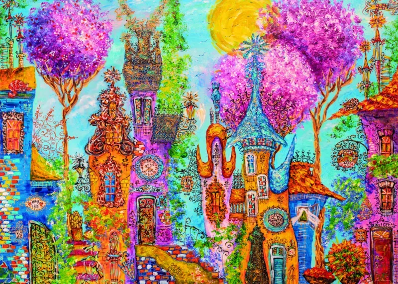 Puzzle Pink Trees - 1000 pièces de Heye – boîte