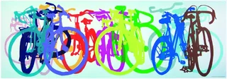 Puzzle Taliah Lempert: Colourful Row - 1000 pièces from Heye – box 1 of 2