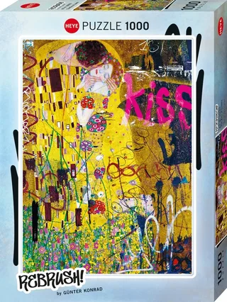 Rebrush! The Kiss – Legpuzzel – 1000 stukjes – Kunst de Heye, édition Multicolore – boîte 2 sur 2
