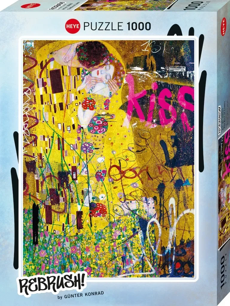 Rebrush! The Kiss – Legpuzzel – 1000 stukjes – Kunst de Heye, édition Multicolore – boîte 2 sur 2