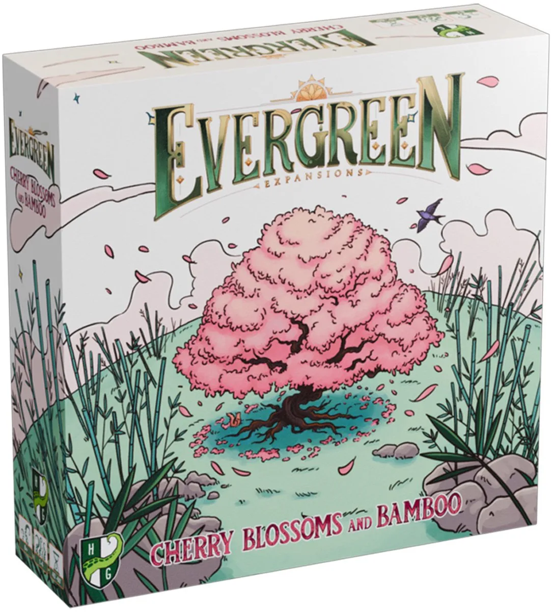 Evergreen Cherry Blossoms and Bamboo Expansion - bordspel uitbreiding - Engels van Horrible Guild – doos