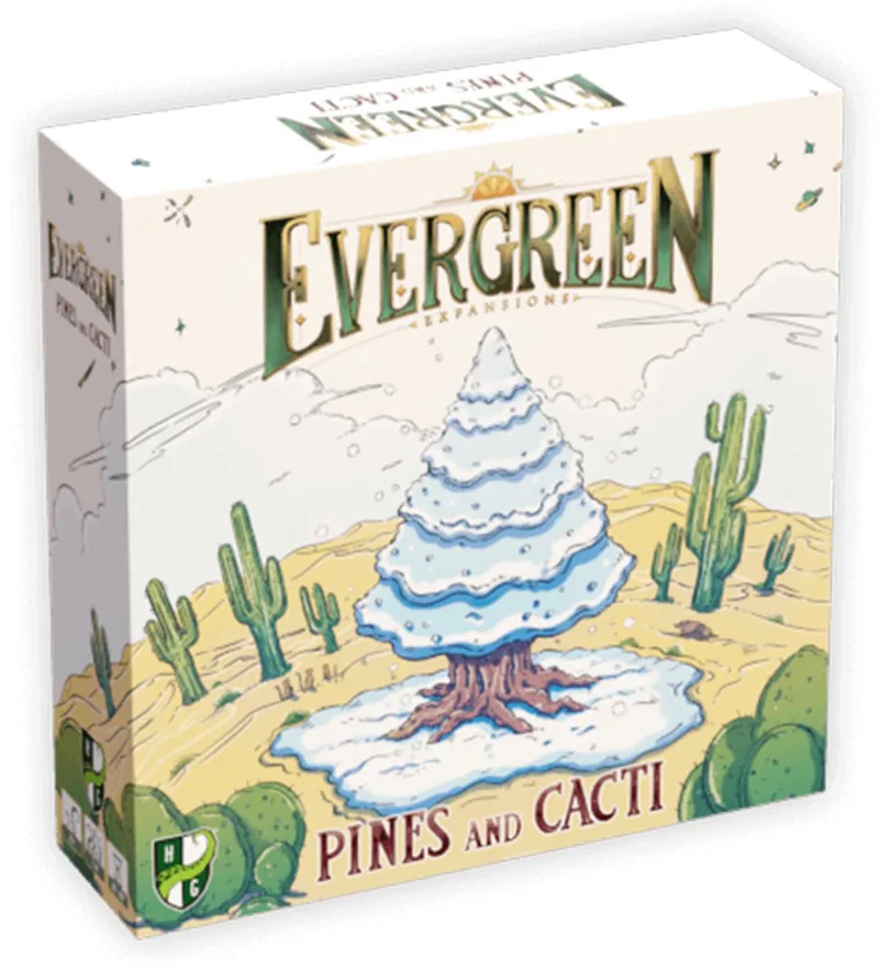 Evergreen Pines and Cacti Expansion - Bordspel - Engelstalige Versie von Horrible Guild – Schachtel