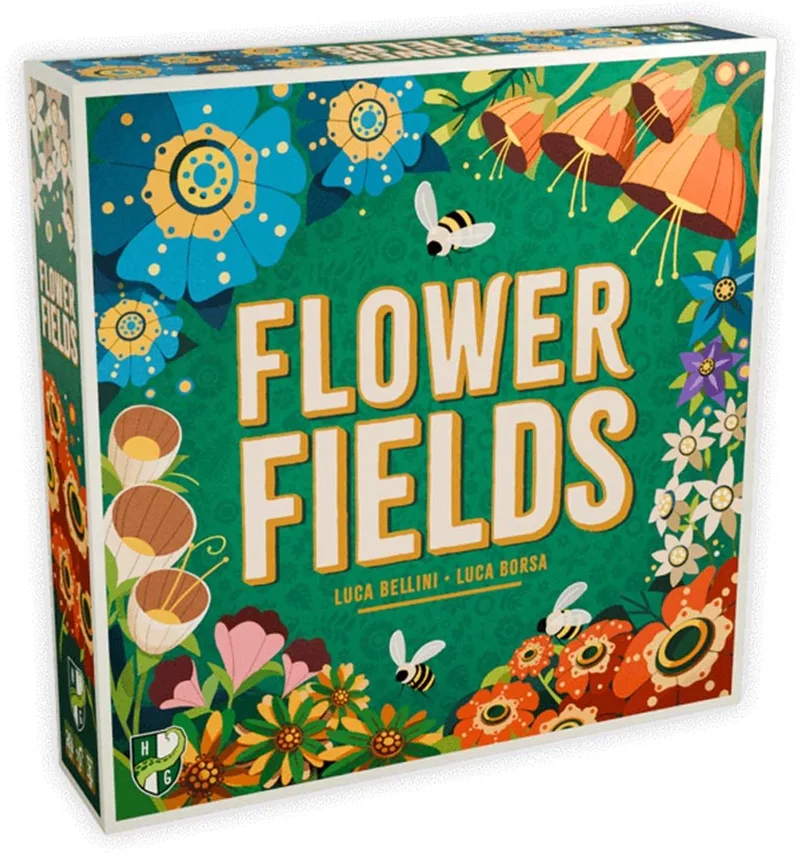 Flower Fields - Bordspel - Familiespel - Strategisch - Engelstalig - Horrible Guild von Horrible Guild – Schachtel