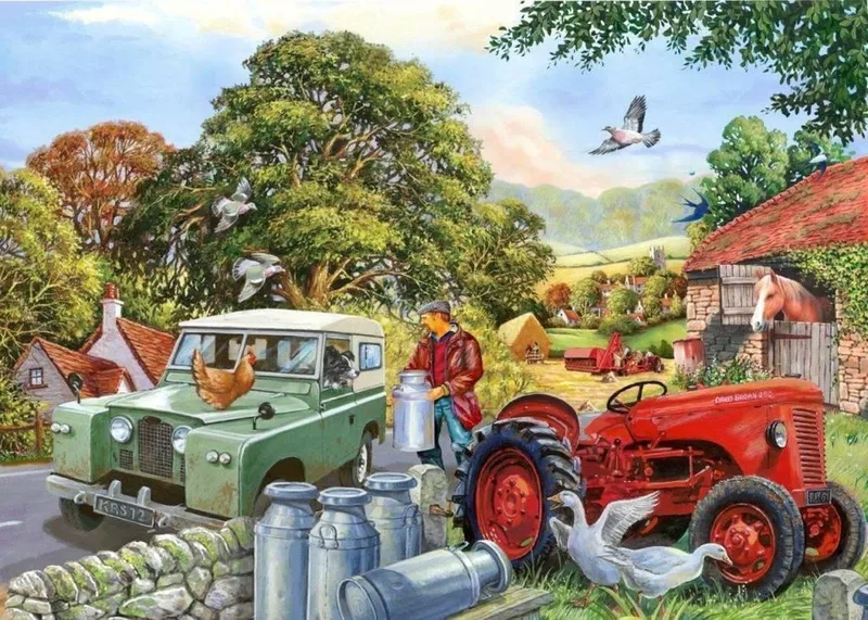Bob & His Dog Puzzel 500 XL stukjes fra House of Puzzles, Flerfarvet-udgave – æske