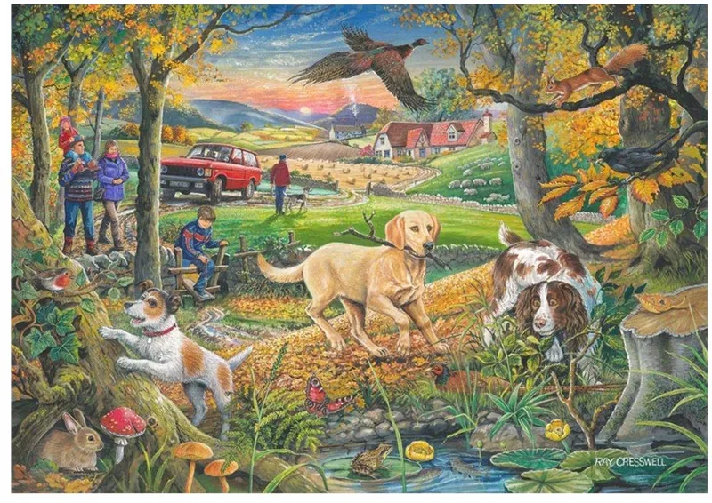 Catch me if You Can Puzzel 500 XL Stukjes fra House of Puzzles, Flerfarvet-udgave – æske